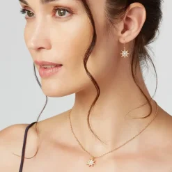 Ottoman Star Gilded Pendant Necklace