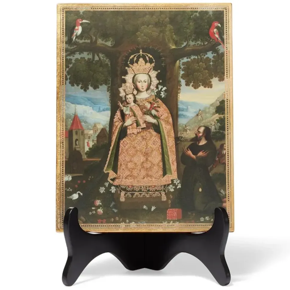 Our Lady Of Valvanera Plaque With Easel