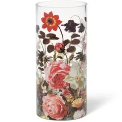 Peeters Bouquet Of Flowers Glass Vase