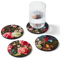 Peeters Bouquet Of Flowers Lacquer Coasters
