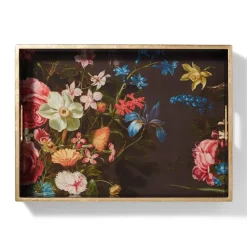 Peeters Bouquet Of Flowers Lacquer Tray