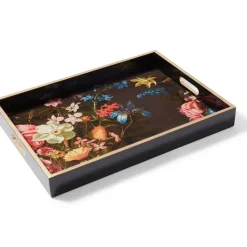 Peeters Bouquet Of Flowers Lacquer Tray