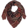 Persian Garden Oversize Square Wool Scarf