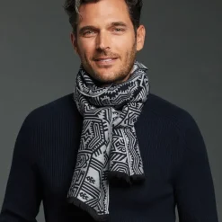Peruvian Patterns Unisex Wool-Blend Scarf