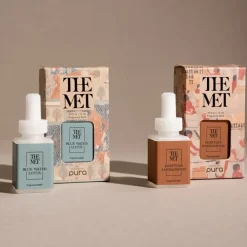 Pura Blue Water Lotus And Egyptian Sandalwood Fragrance Set With Diffuser