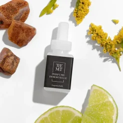 Pura Terracotta Rose And Perfume Immortelle Fragrance Set With Diffuser