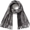Roman Acanthus Scrolls Reversible Unisex Wool Scarf