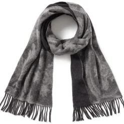 Roman Acanthus Scrolls Reversible Unisex Wool Scarf