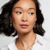 Roman Chain Drop Earrings