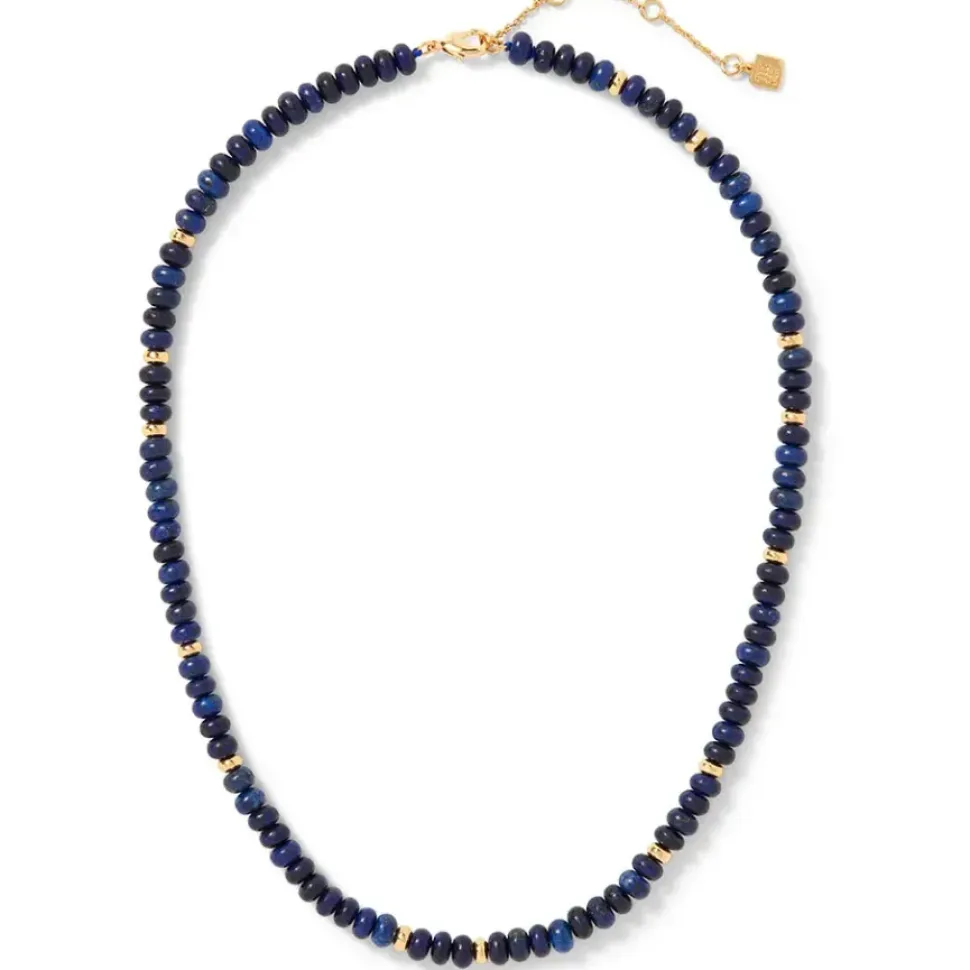 Royal Egyptian Beaded Lapis Necklace
