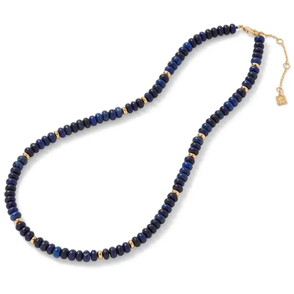 Royal Egyptian Beaded Lapis Necklace