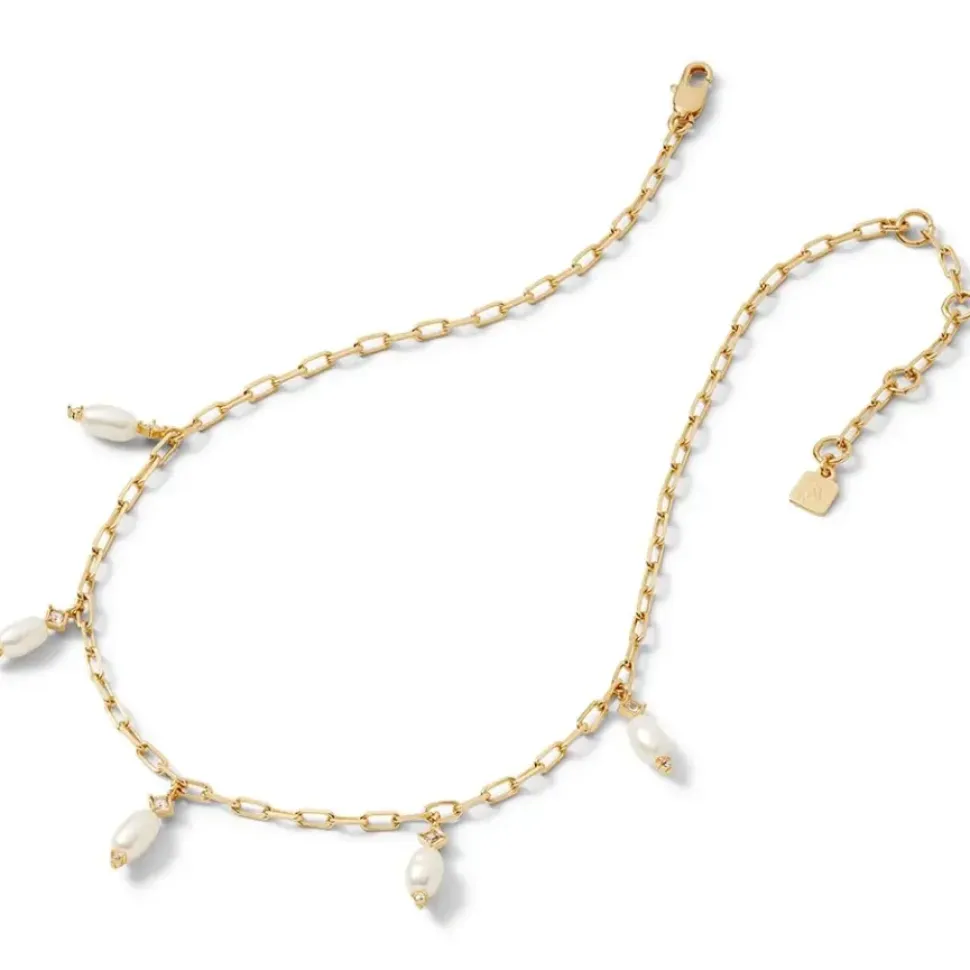 Royal Tudor Pearl And Chain Necklace