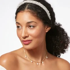 Royal Tudor Pearl And Chain Necklace