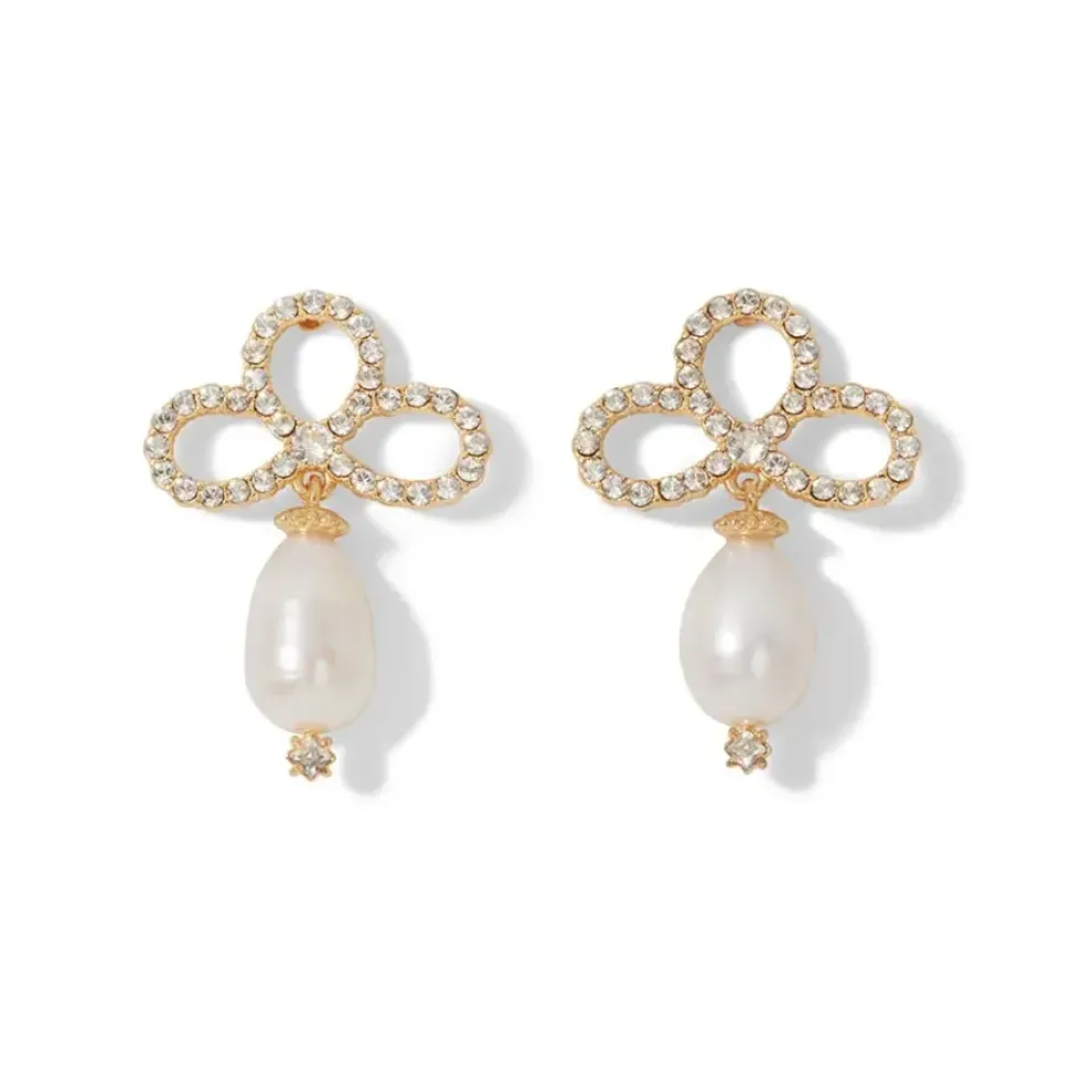 Royal Tudor Pearl Drop Earrings