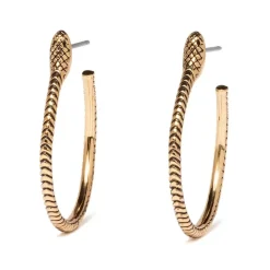 Serpentine Hoop Earrings