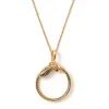 Serpentine Pendant Necklace