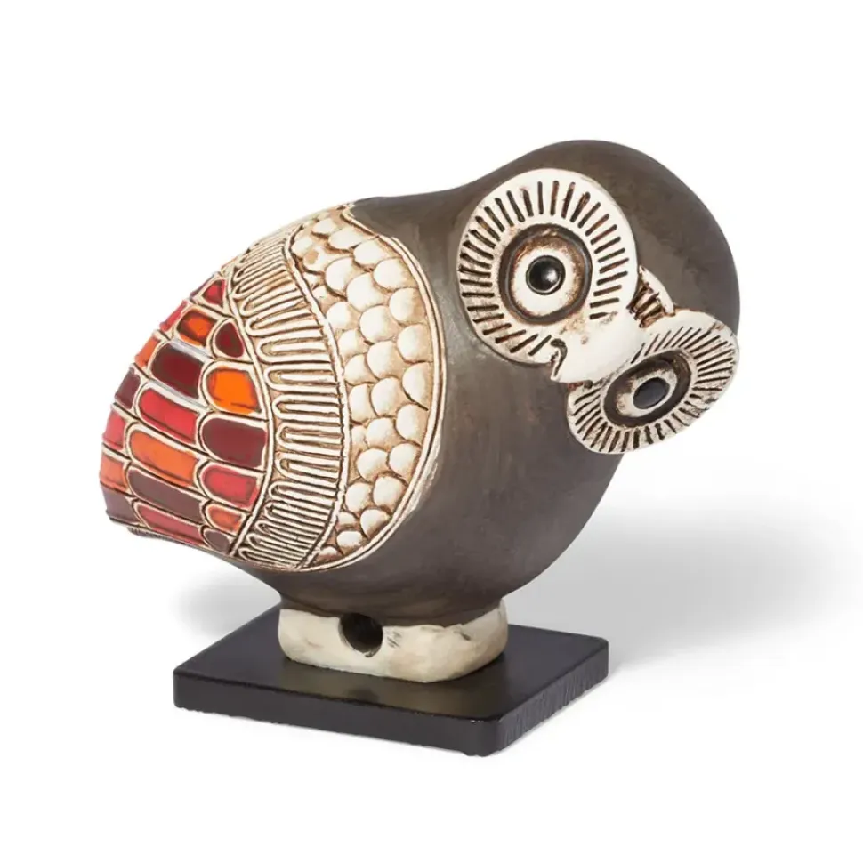 Small Corinthian Owl Sculpture