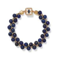 Spanish Baldric Lapis Braided Bracelet