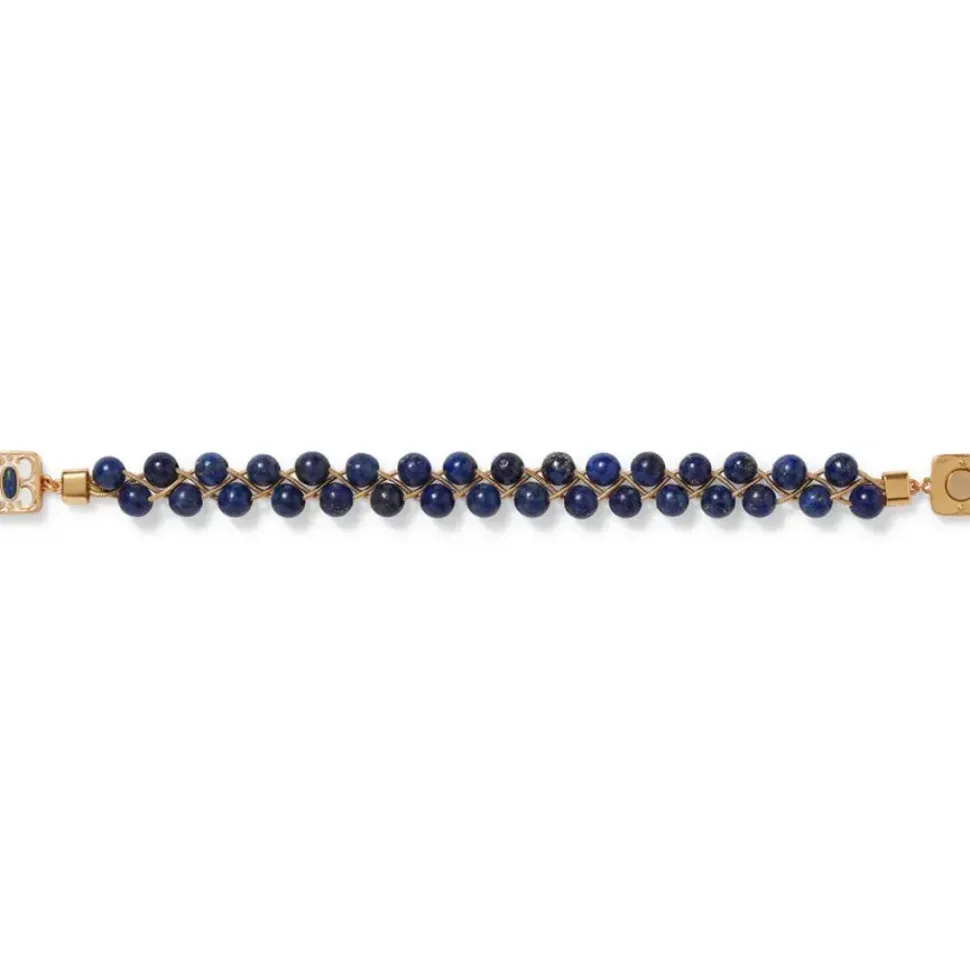 Spanish Baldric Lapis Braided Bracelet