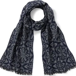 Spanish Snowflake Jacquard Scarf