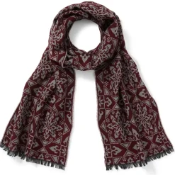 Spanish Snowflake Jacquard Scarf