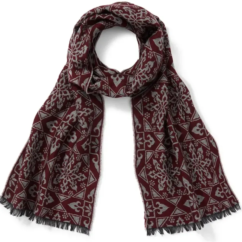 Spanish Snowflake Jacquard Scarf