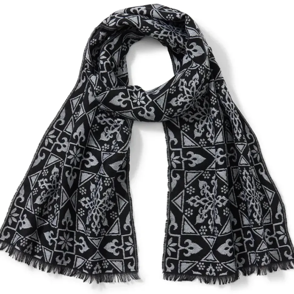 Spanish Snowflake Jacquard Scarf
