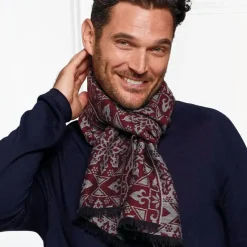 Spanish Snowflake Jacquard Scarf