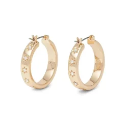 Star Hoop Earrings