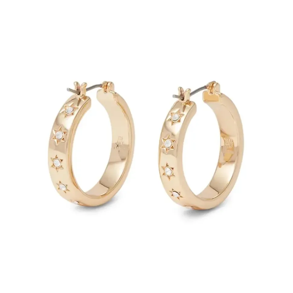 Star Hoop Earrings