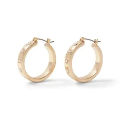 Star Hoop Earrings