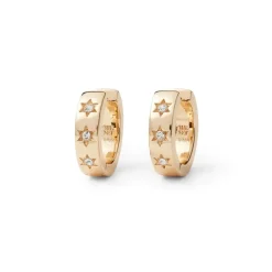 Star Huggie Earrings