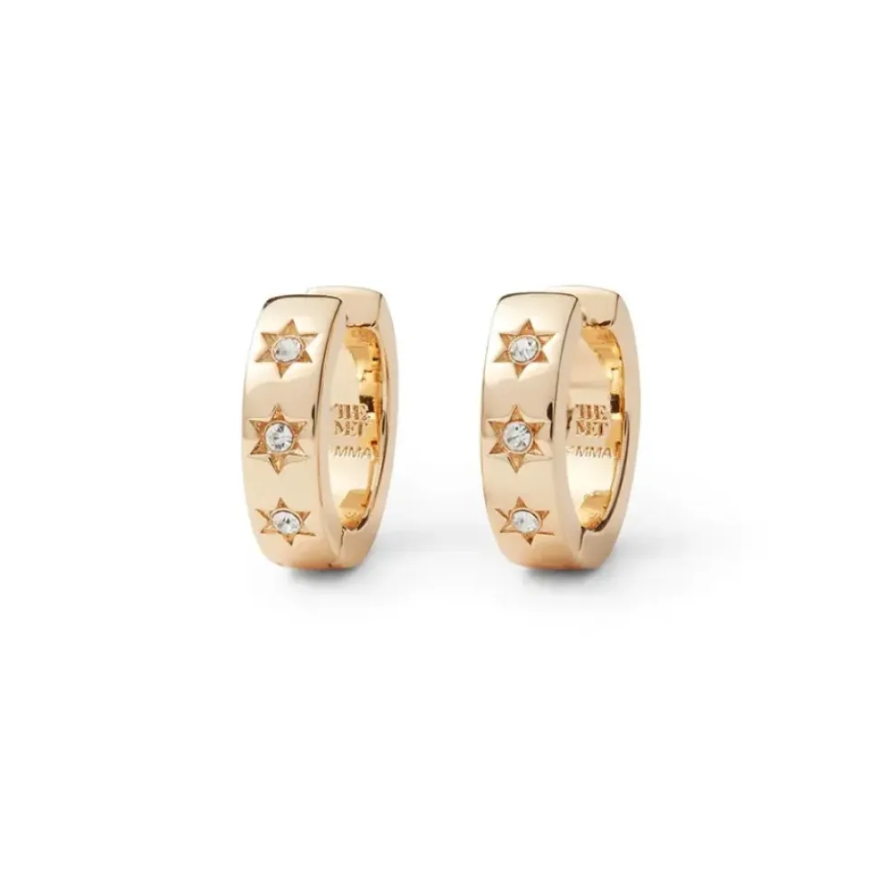 Star Huggie Earrings