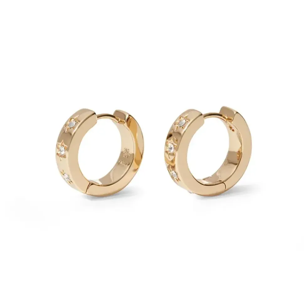 Star Huggie Earrings