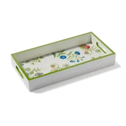 The Met Cloisters Garden Rectangular Lacquer Tray