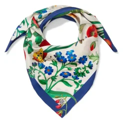 The Met Cloisters Garden Square Silk Scarf