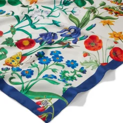 The Met Cloisters Garden Square Silk Scarf