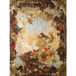 Tiepolo Allegory Of The Planets And Continents Oversize Unisex Oblong Silk Scarf
