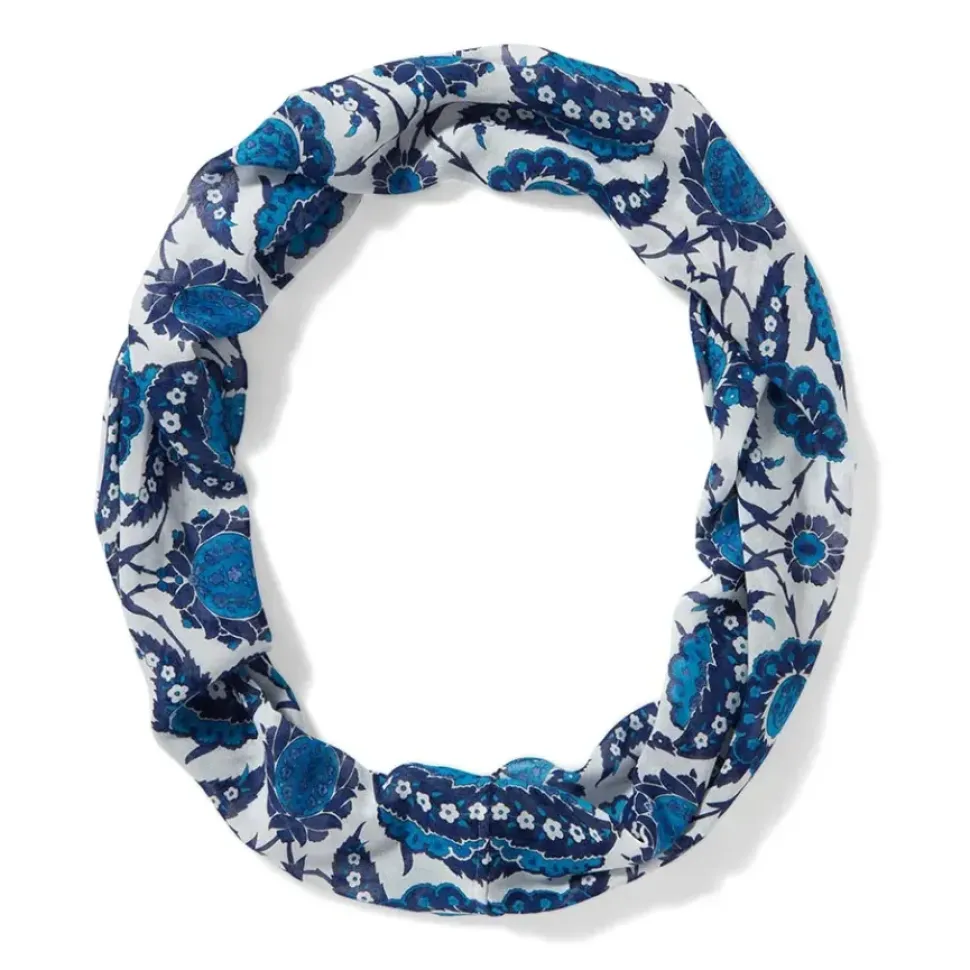 Turkish Saz Leaf Infinity Scarf