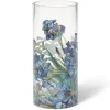 Van Gogh Irises Glass Vase