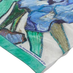 Van Gogh Irises Oblong Silk Scarf
