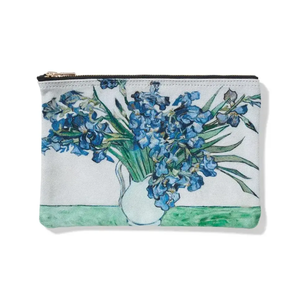 Van Gogh Irises Zip Pouch