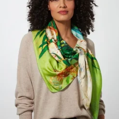 Van Gogh Oleanders Oversize Square Silk Scarf