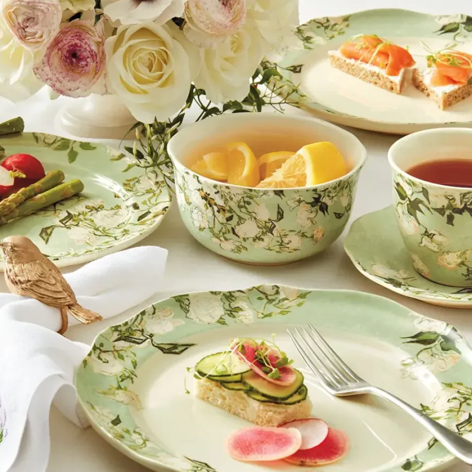 Van Gogh Roses Dinner Plate