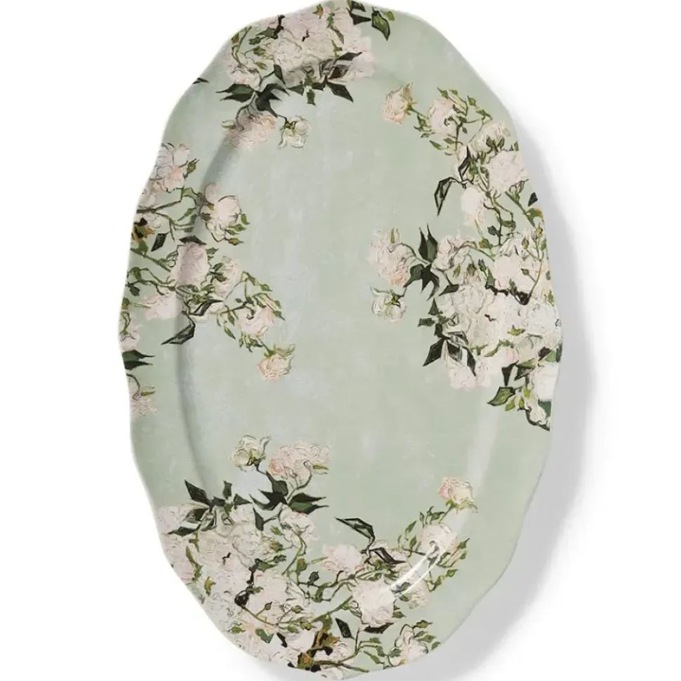 Van Gogh Roses Platter