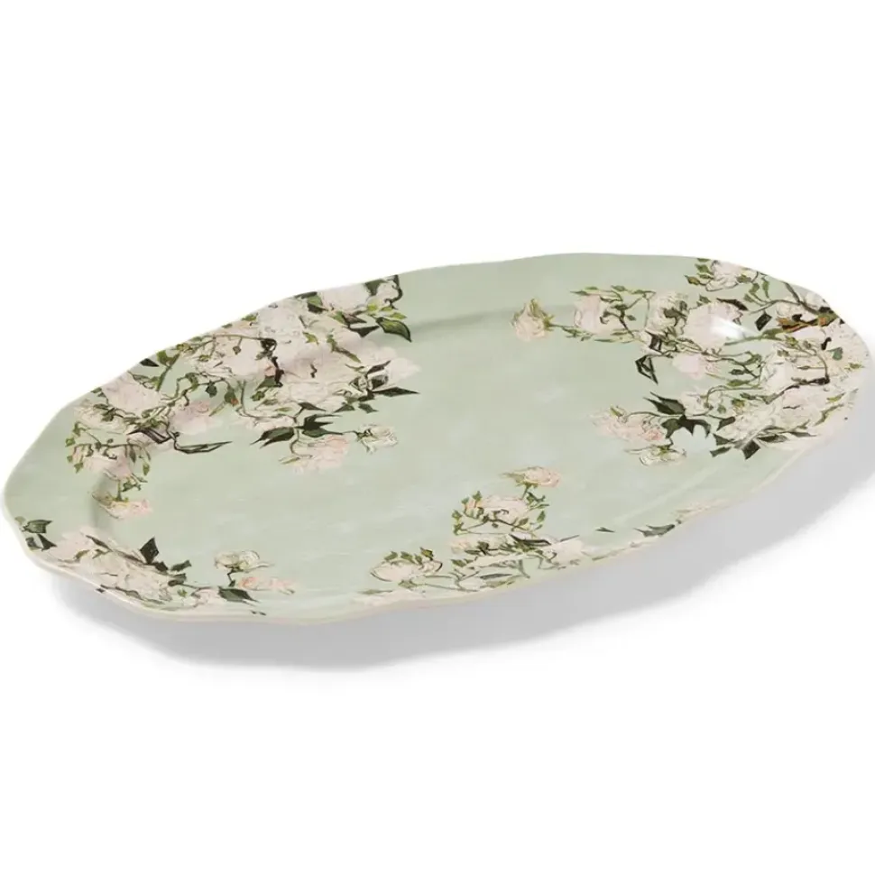 Van Gogh Roses Platter