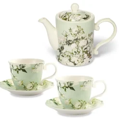 Van Gogh Roses Teapot And Teacup Set