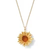 Van Gogh Sunflower Pendant Necklace