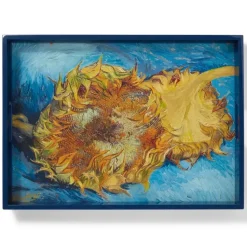 Van Gogh Sunflowers Lacquer Tray
