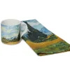 Van Gogh Wheat Field With Cypresses Mug And Tea Towel Set